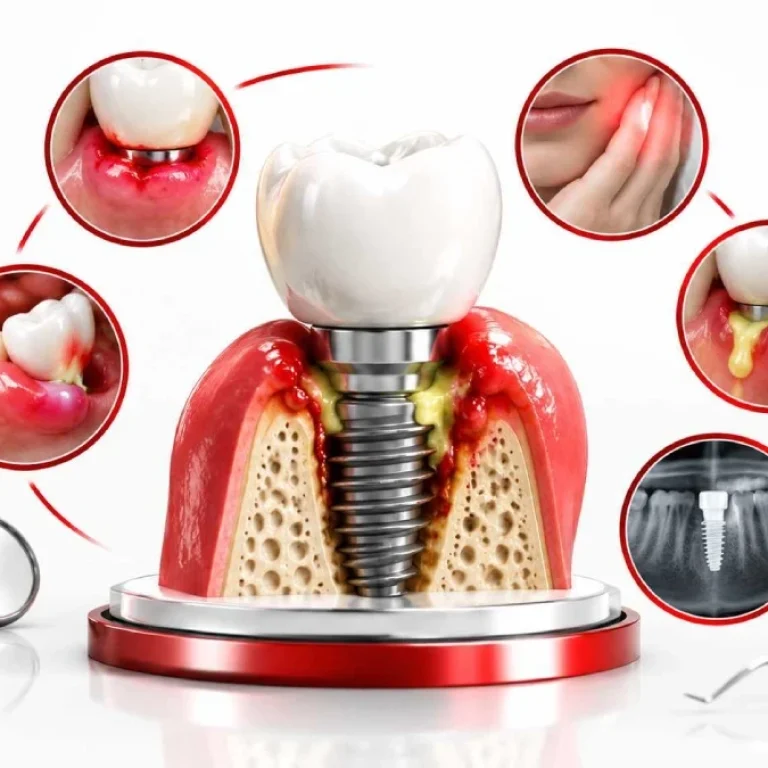 5 signs of infected dental implant